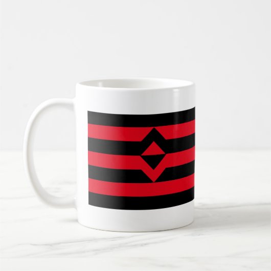 Vuist Pride Vlag Koffiemok (Links)