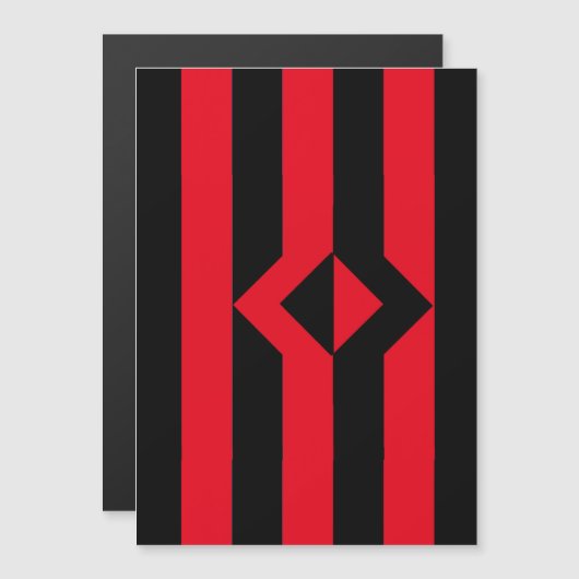 Vuist Pride Vlag Magnetische Uitnodiging (Voorkant / Achterkant)