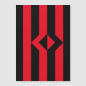 Vuist Pride Vlag Magnetische Uitnodiging (Voorkant)