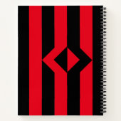 Vuist Pride Vlag Notitieboek (Achterkant)