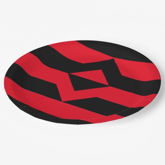 Vuist Pride Vlag Papieren Bordje (Gekanteld)