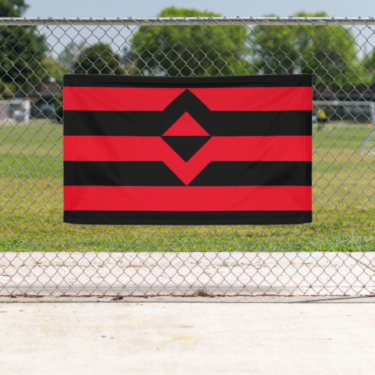 Vuist Pride Vlag Spandoek (Insitu)