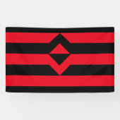 Vuist Pride Vlag Spandoek (Horizontaal)