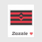 Vuist Pride Vlag Sticker (Vel)