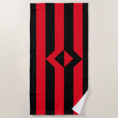 Vuist Pride Vlag Strandlaken (Voorkant)