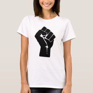 Vuist, Rebel, Relletje, Verzet, Communistische Sti T-shirt