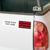 VUIST TROTS VLAG BUMPERSTICKER (Op Truck)