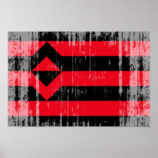 VUIST TROTS VLAG POSTER (Voorkant)