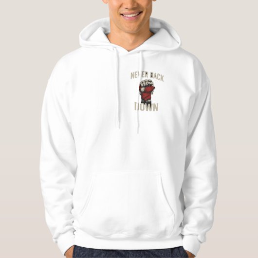 Vuist van Trotsering Hoodie (Voorkant)