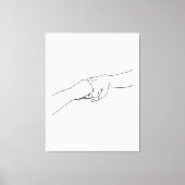 vuistbobbels, High Fives & Jazz Hands Canvas Afdruk (Voorkant)