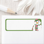 Vuistje de Snowman Retouradres Labels (Insitu)