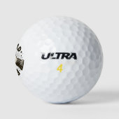 Vuistpomp Beste Papa Ooit Golfballen (Logo)