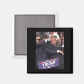 Vuistslag na te zijn neergeschoten premium scoop magneet (Voorkant / Achterkant)