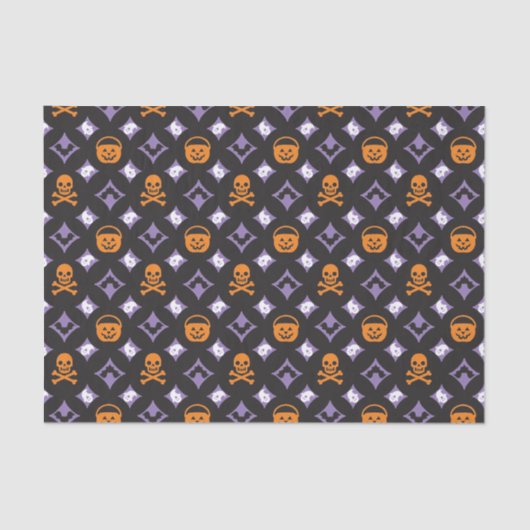 Vuitton! Traditionele Halloween print LG Tissuepapier (Voorkant)