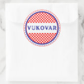 Vukovar City Pride Emblem – Croatian Identity Ronde Sticker (Tas)