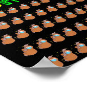 Vul 100 dagen van het virtuele masker van het scho poster (Hoek)