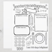 Vul 100 schooldagen in (Voorkant / Achterkant)