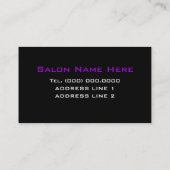 Vul artistieke Visitekaartjes in (Achterkant)