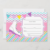 Vul blanks uitnodiging rolschaatsen in (Voorkant)