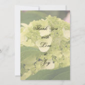 Vul de Blank Floral Wedding Uitnodiging in (Achterkant)