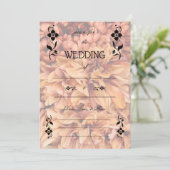 Vul de Blank Uitnodiging van het Bodemhuwelijk in (Staand voorkant)