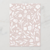 Vul de Blank Waterverf Floral Wedding Day in Advieskaart (Achterkant)