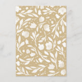 Vul de Blank Waterverf Floral Wedding Day in Advieskaart (Achterkant)