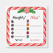 Vul de Blanks Magnet Ondeugend of Nice in (Voorkant)