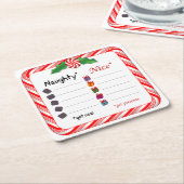 Vul de Blanks Ondeugend of Nice in Kartonnen Onderzetters (Schuin)