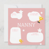 Vul de lege Nanny Moederdag in Feestdagenkaart (Voorkant)