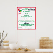 Vul de lijst, 2023 poster (Keuken)