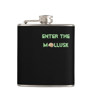 Vul de Mollusk Black Vinyl Flask in Heupfles