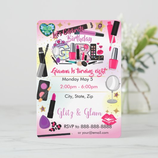 Vul de uitnodiging van de Dag in (Staand voorkant)