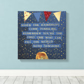 Vul de wereld met Sunshine Canvas (Insitu (Houten vloer))