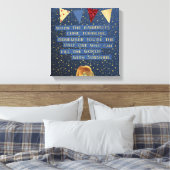 Vul de wereld met Sunshine Canvas Afdruk (Insitu (Slaapkamer))