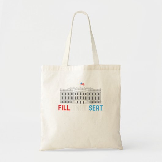 Vul die zetelverkiezing in politieke stemming tote bag (Voorkant)