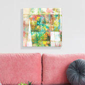 Vul een boe IV in Canvas Afdruk (Insitu (Woonkamer))