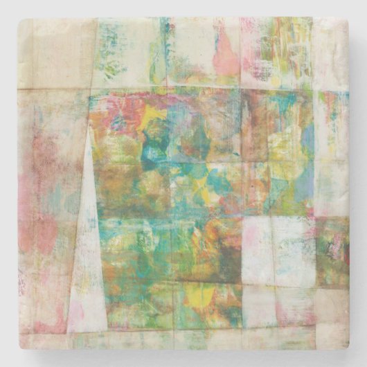 Vul een boe IV in Stenen Onderzetter (Voorkant)