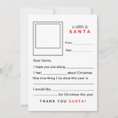Vul een brief aan Sinterklaas in Feestdagenkaart (Voorkant)