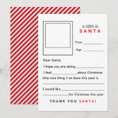 Vul een brief aan Sinterklaas in Feestdagenkaart (Voorkant / Achterkant)