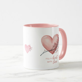 Vul een hart met liefde mok