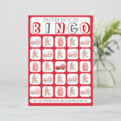 Vul het in de game met vuurvrachtbingo (Staand voorkant)