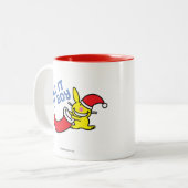 Vul het Vat. Tweekleurige Koffiemok (Voorkant links)