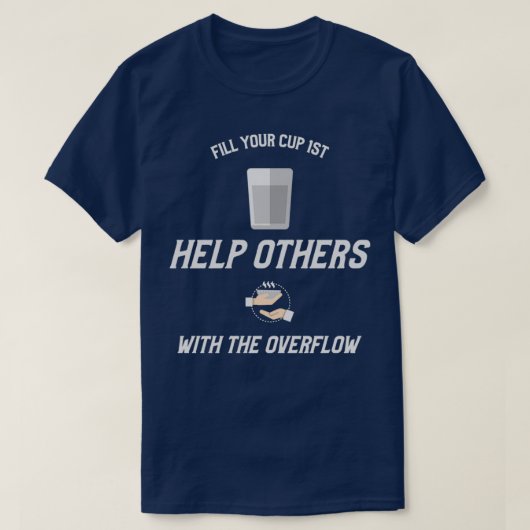 Vul je beker 1st t-shirt (Design voorkant)