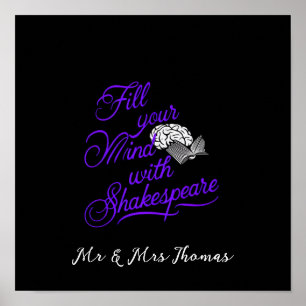 Vul je geest met Shakespeare De ultieme gave Poster