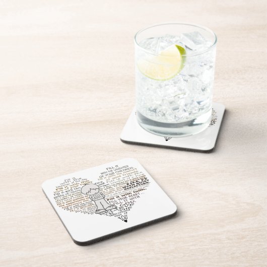 Vul je hart bier onderzetter (Rechterzijde)