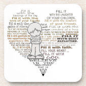 Vul je hart bier onderzetter (Voorkant)