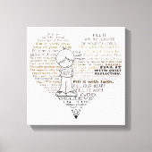 Vul je hart canvas afdruk (Voorkant)