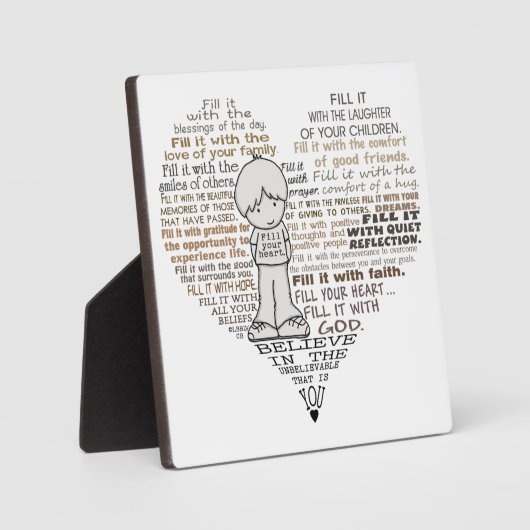 Vul je hart fotoplaat (Voorkant)