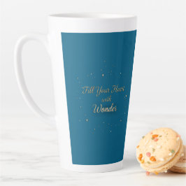 Vul je hart met wonder Elegante Kerstmis Latte Mok